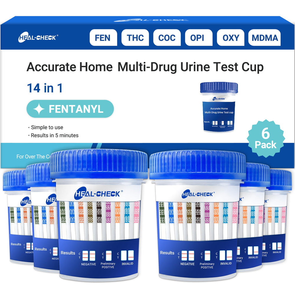 HEAL-CHECK 14-panel test with fentanyl for comprehensive workplace screening