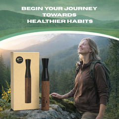 Healfs smokeless inhaler TSA-friendly, travel-ready for daily routines