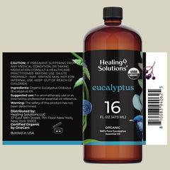 Healing Solutions eucalyptus oil spray for freshening rooms and fabrics.