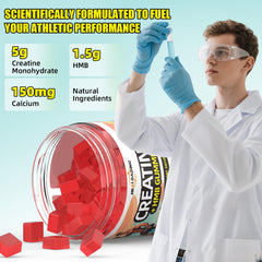 HEALOADING gummy taken mid-workout for quick endurance boost