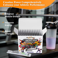 HEALOADING creatine monohydrate powder in a glass shows smooth texture and easy hydration.