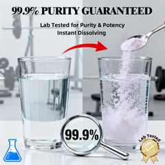HEALOADING creatine packets line shows convenient daily servings for active routines.