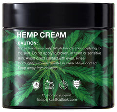 Healpark hemp cream menthol dispensing action suggests refreshing application.