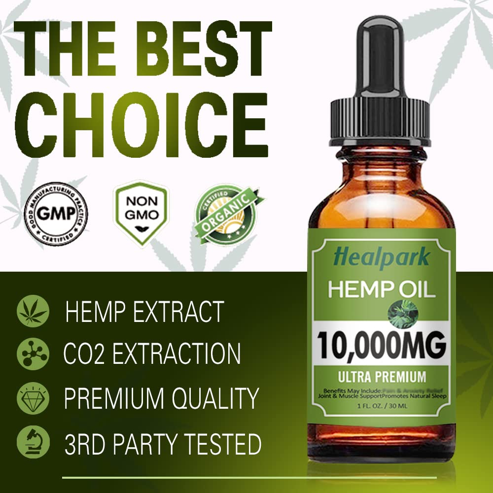 Healpark third-party tested label, quality and safety assurance.