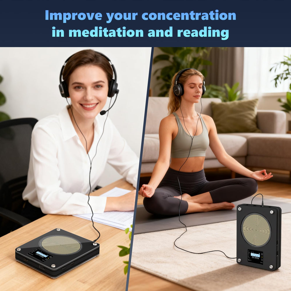 HealPul in a calm bedroom setup suitable for bedtime sessions