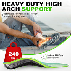 Healrecux insoles inside a work boot illustrate support during standing tasks.
