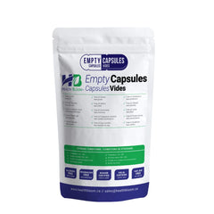 Health Bloom gelatin capsules close-up show smooth shells for reliable filling