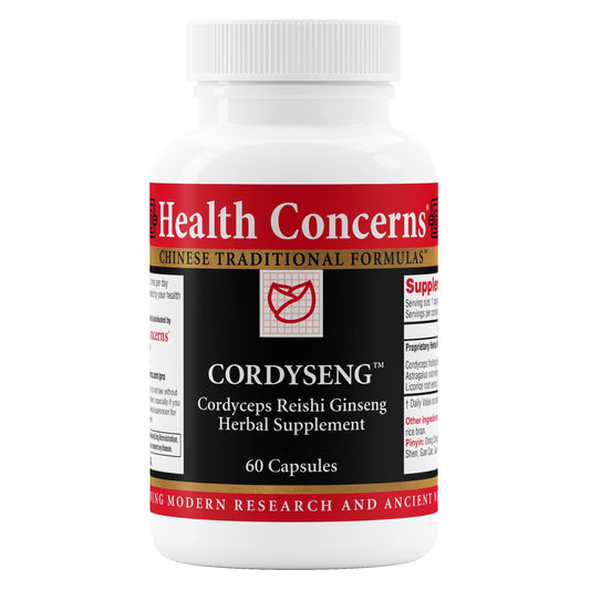 Health Concerns CordySeng bottle front for daily immune support