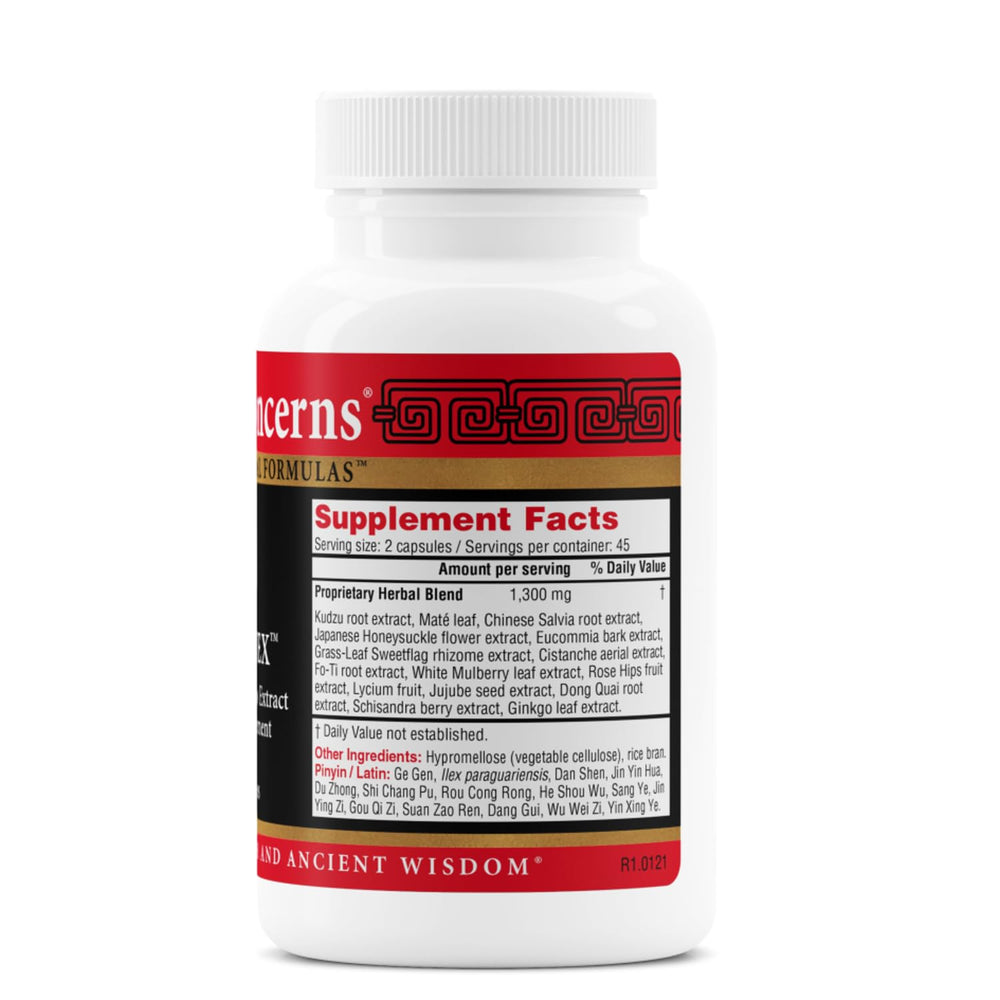 Health Concerns Flavonex capsules ready for brain health support.