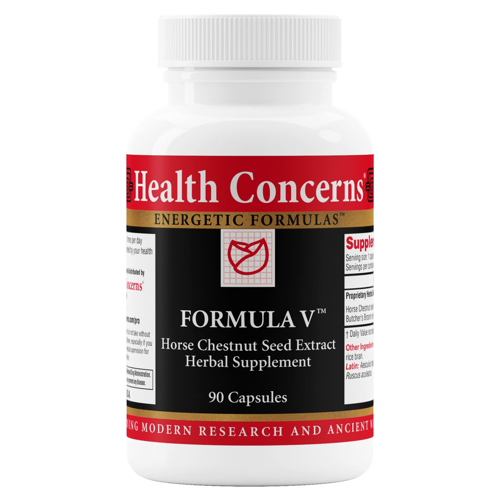 Health Concerns Formula V bottle front view highlighting product identity and use