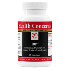 Health Concerns IBP bottle with taurine supports heart health and vascular circulation.