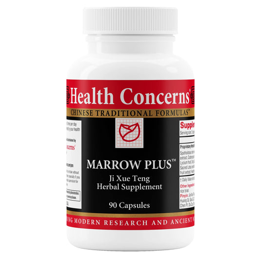 Health Concerns Marrow Plus bottle for daily vitality.