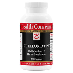 Health Concerns Phellostatin bottle front view highlighting immune support potential.