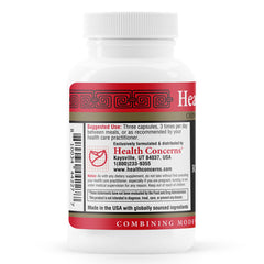 Health Concerns Xanthium Relieve Surface label detailing herbal ingredients.