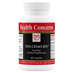 Health Concerns Yin Chao Jin bottle front showing immune support and herbal blend
