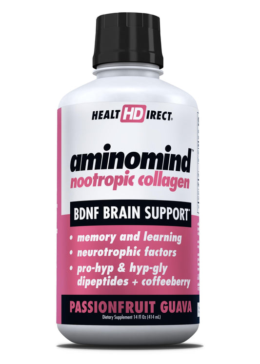 HEALTH DIRECT AminoMind bottle ready for daily brain support.