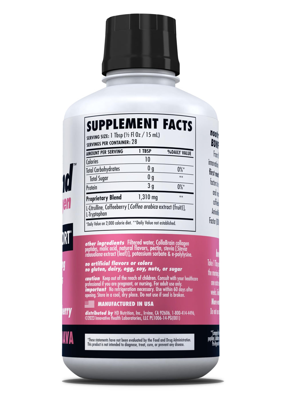 CollaBrain dipeptides Pro-Hyp and Hyp-Gly shown for neural support.