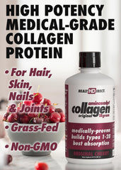 Health Direct AminoSculpt serving poured into a glass for easy daily use