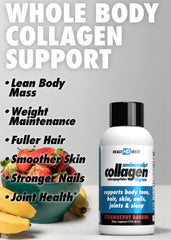 Health Direct AminoSculpt collagen shot being poured into a glass for easy consumption