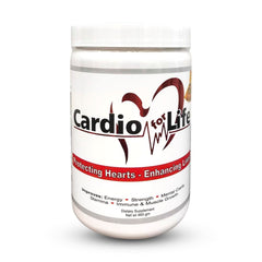 Health Guardian Cardio for Life bottle label details 5000 mg L-Arginine per serving.