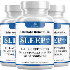Health Heals Relaxation Sleep Aid bottle promotes a calm bedtime routine