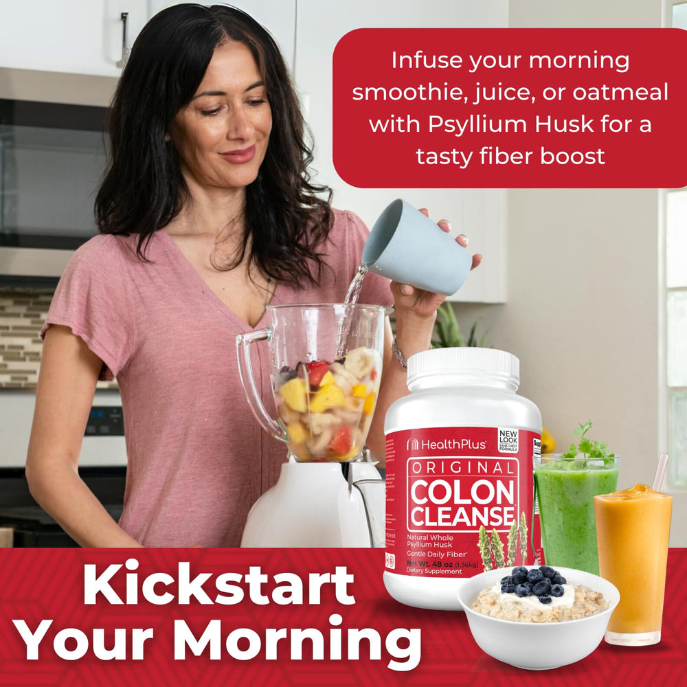 Health Plus Colon Cleanse 48 oz packaging shows 194 servings.