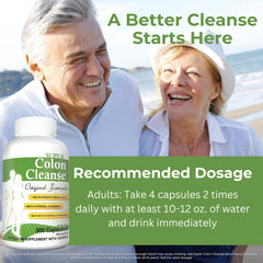Health Plus Super Colon Cleanse senna leaf herbal blend close-up showing elimination support.