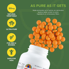 Health Star Senna Plus bottle highlights calcium for balance