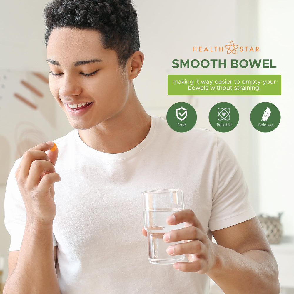 Health Star Senna Plus tablet closeup showing natural form