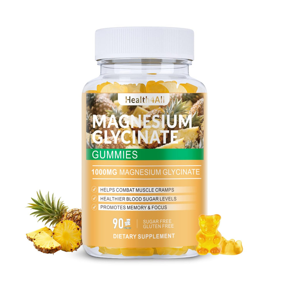 Health4All pineapple-flavored gummies pack ready for daily routine