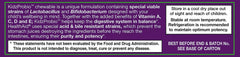 HealthAid KidzProbio blackcurrant flavor chewables highlighting tasty daily probiotic.