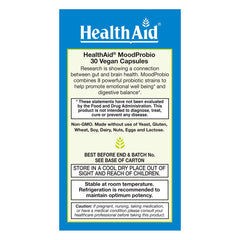 HealthAid MoodProbio daily-use capsules enable convenient, once-daily gut support