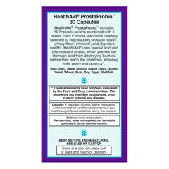Close-up of ProstaProbio capsules showing acid-resistant delivery.