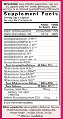 HealthAid UriProbio cranberry and D-Mannose ingredients boost urinary tract wellness.
