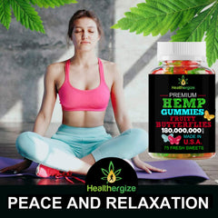 Healthergize butterflies mood-relax gummies support a calm evening.