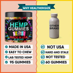 Healthergize hemp oil closeup highlights natural ingredients for mindful evenings