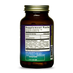 HealthForce SuperFoods Intestinal Movement Formula capsules illustrating plant-based wellness for digestive regularity