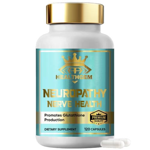 HEALTHGEM neuropathy-support bottle front for daily nerve health