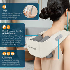 HealthMate IN9532 heat function helps ease stiffness and soothe muscles.