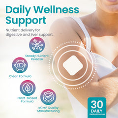Healthogenics Debloat Patch arm application demonstrates easy, mess-free wear