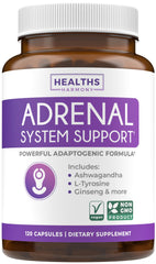 Healths Harmony Adrenal Support bottle supports balanced daily energy.