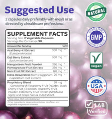 Healths Harmony pomegranate capsules underscoring skin supporting antioxidants