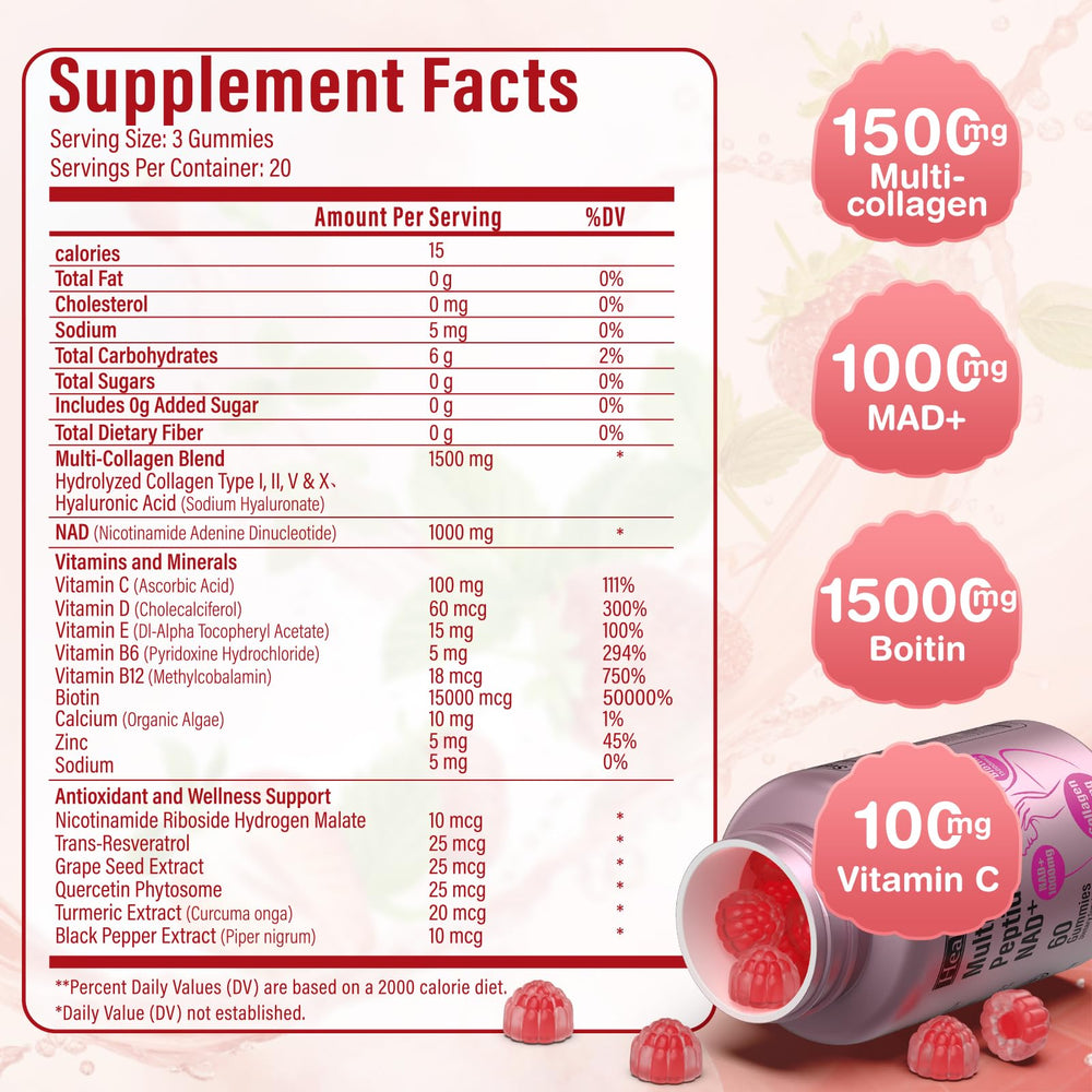 HealthSender Collagen Gummies foil pack — easy daily wellness on the go.