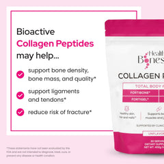 Verisol skin collagen from Healthy Bones Co highlighting elasticity and hydration