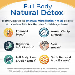 Healthy by Nature HolyLand Zeolite mineral‑rich appearance highlights trace minerals