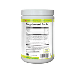 Healthy Delights Naturals berry flavor powder dissolving in water