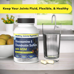 Healthy Joints System capsules close-up showing small, easy-to-swallow pills