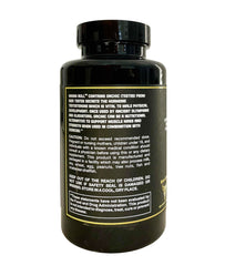 Healthy 'N Fit Raging Bull Mega Orchic label closeup highlights nutrients