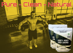 Healthy 'N Fit Whey Pro-Amino v2.0 vanilla bottle with shaker for daily fueling