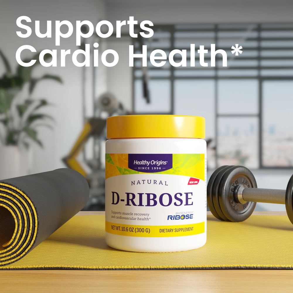 Healthy Origins D-Ribose Powder dissolving in water for quick mix